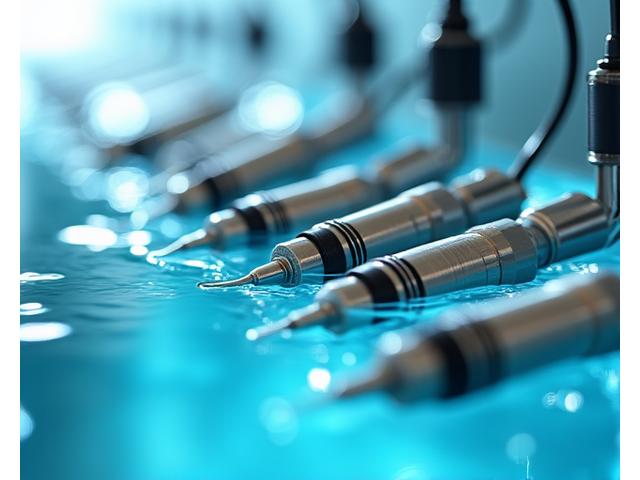 Sensores multiparamétricos de qualidade da água num laboratório marinho