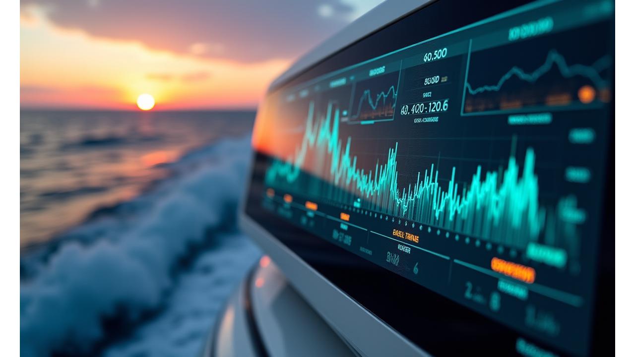 Dashboard em tempo real de marés e correntes