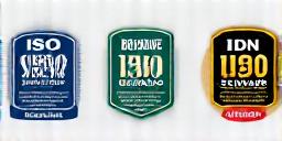 Selos de certificação ISO 9001 e DIN